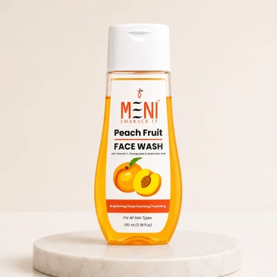 Peach fruit face wash