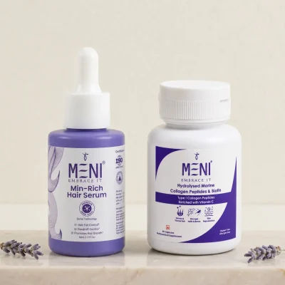 Hair growth serum and capsule combo