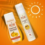 Sunscreen and face wash